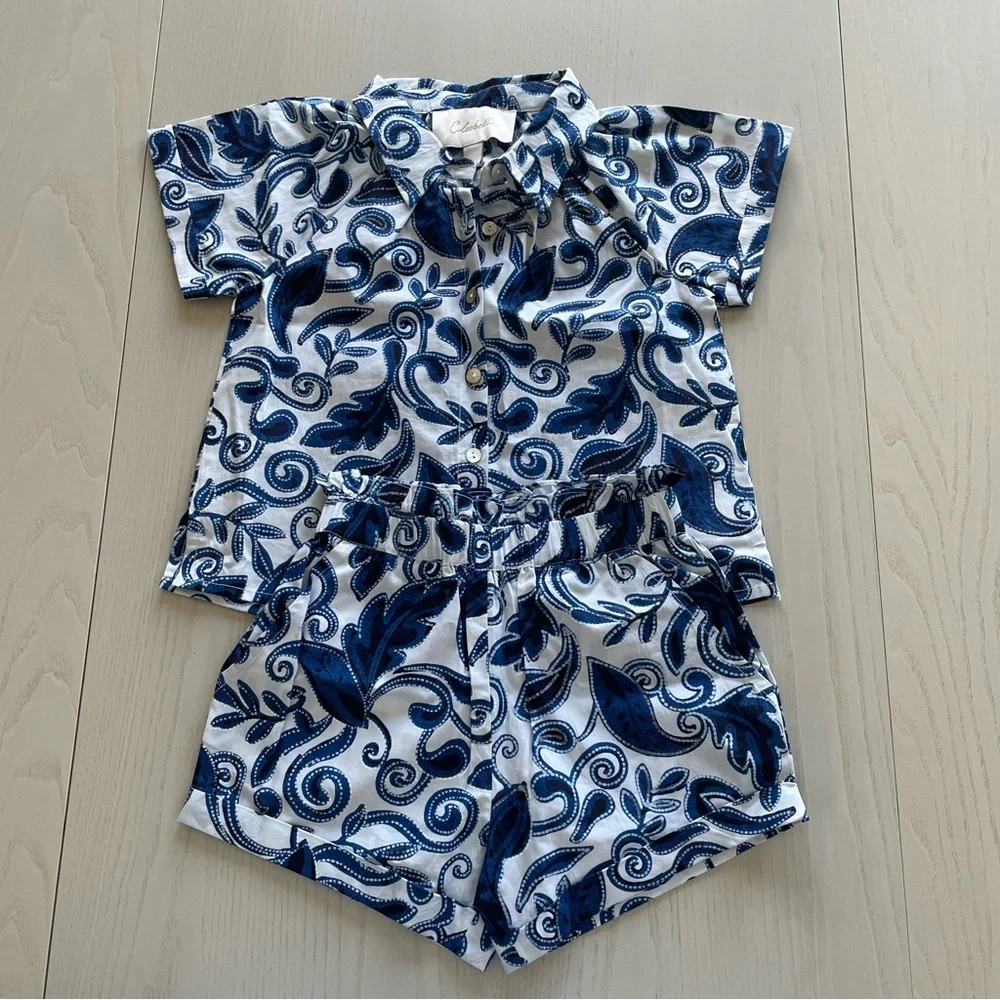Cleobella Littles Azulejo Set 3T